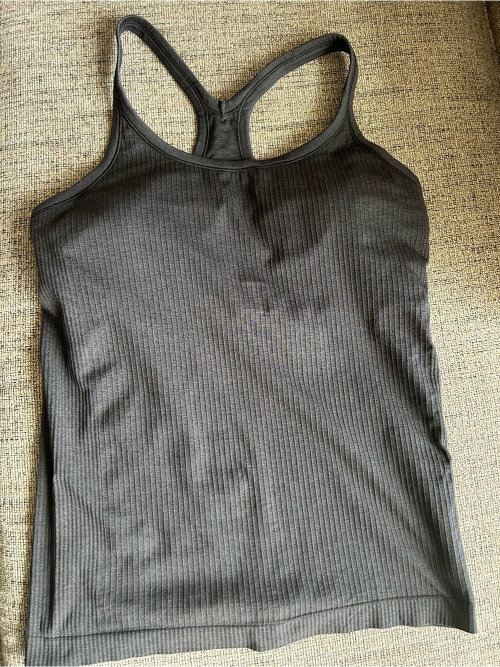 Lululemon Black Racerback Ribbed Tank Top - Women's